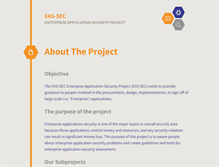 Tablet Screenshot of eas-sec.org